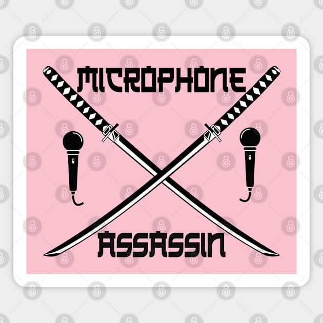 Microphone Assassin Magnet by THRILLHO